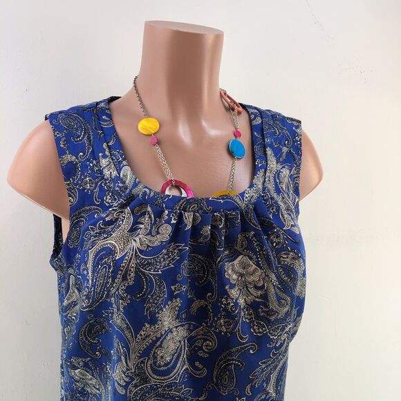 Talbots Blouse Sleeveless - Picture 13 of 15